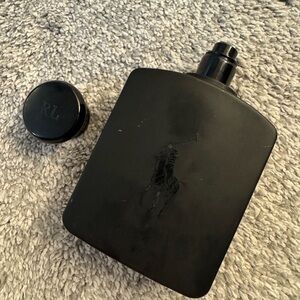 Ralph Lauren Polo Double Black Cologne 4.2 FL. Oz Empty Bottle